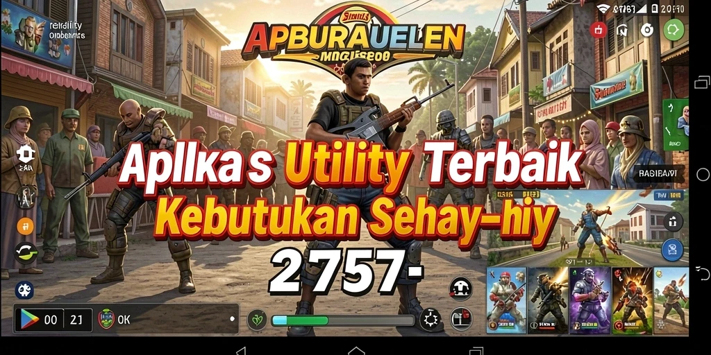 Tampilan antarmuka aplikasi 2757 yang sederhana dan menarik.