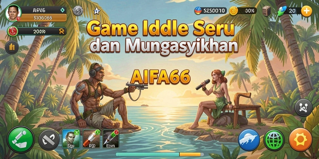 Tampilan gameplay AIFA66 yang menarik dengan elemen Idle.