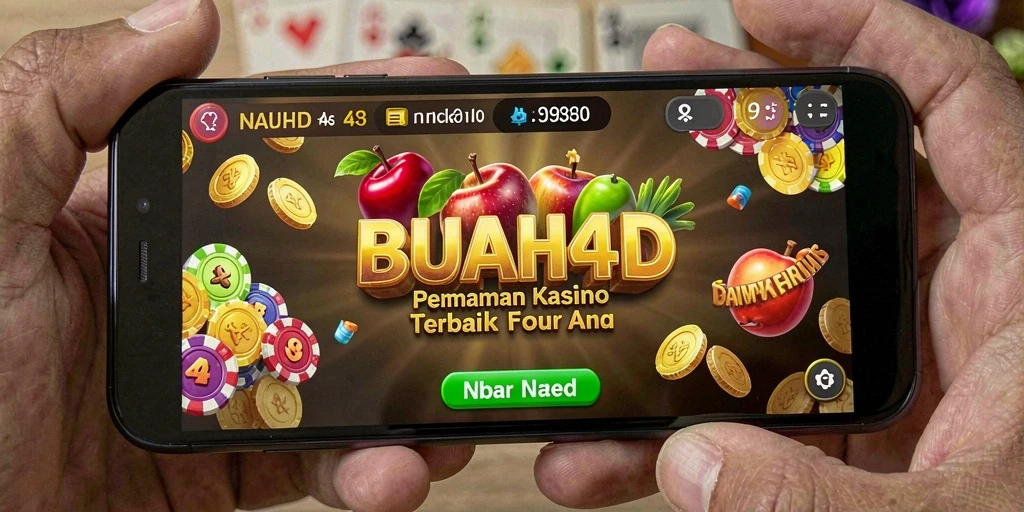 Tampilan utama gameplay BUAH4D dengan suasana kasino yang seru.