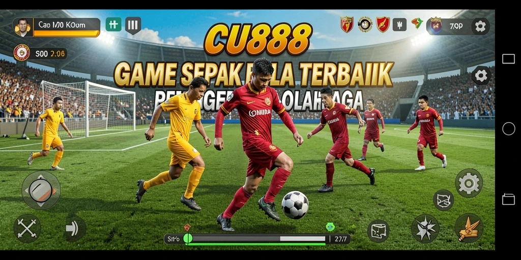 Menampilkan aksi mendebarkan sepak bola dalam CU888.