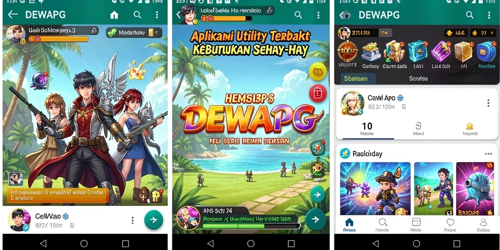 Tampilan intuitif DEWAPG untuk manajemen tugas dan waktu.
