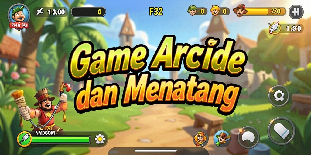 Screenshot gameplay F32 menampilkan aksi seru dan grafis menarik.