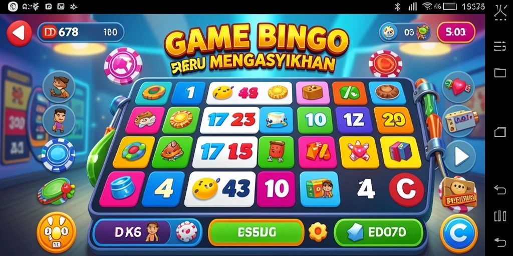Tampilan gameplay Bingo di ID678 yang seru dan interaktif.
