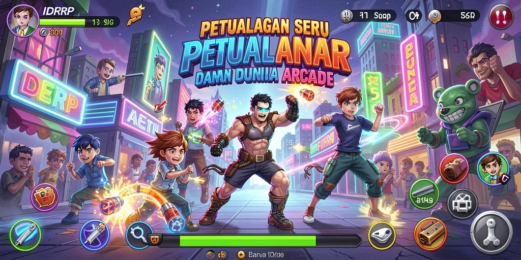 Tampilan gameplay seru dalam <strong>IDRRP</strong>, penuh aksi dan tantangan.
