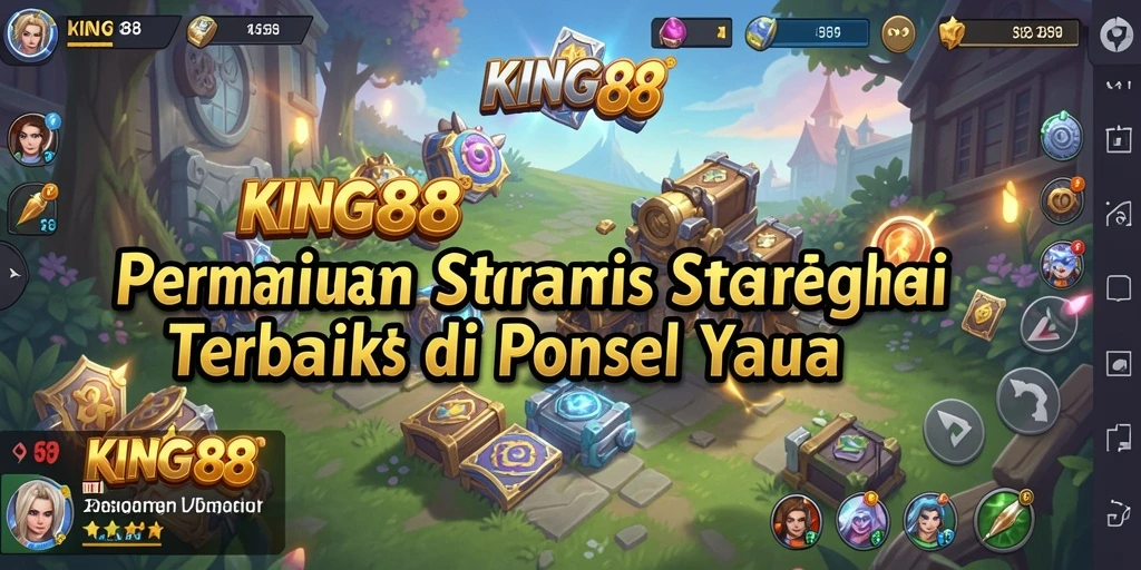 Screenshot gameplay KING88 dengan aksi pertempuran yang seru.