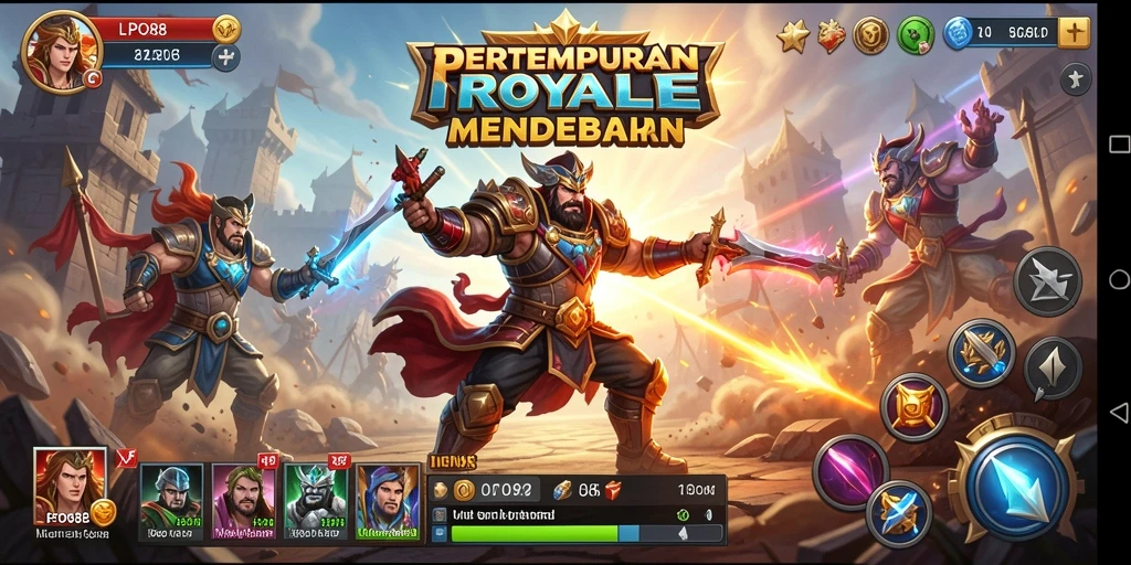 Tampilan gameplay seru di <strong>LPO88</strong> dengan pertempuran antar pemain.