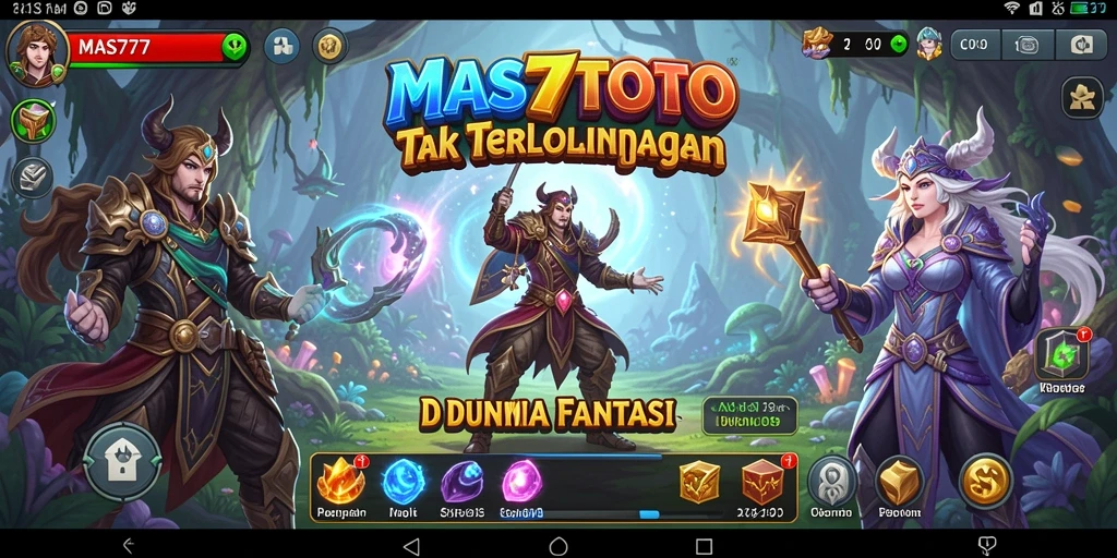 Tampilan gameplay menakjubkan dalam petualangan seru MAS77TOTO.