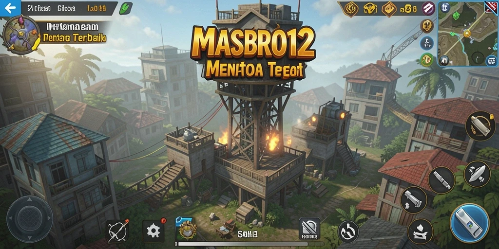 Gameplay <strong>MASBRO12</strong> yang seru dan menegangkan dalam Tower Defense.