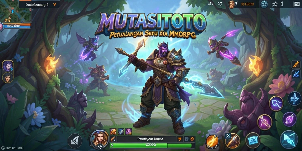 Tampilan gameplay seru di dunia fantasi MUTASITOTO.