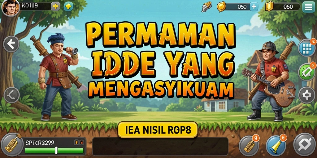 Tangkapan layar utama RP8 menampilkan gameplay idle yang menarik.