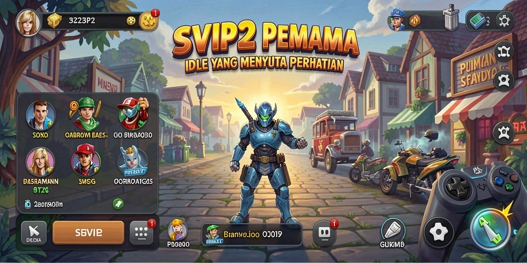 Tampilan menarik gameplay Idle SVIP2 dengan karakter yang bervariasi.
