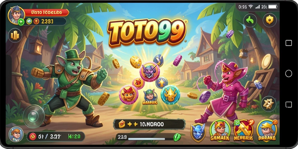 Tangkapan layar menunjukkan gameplay TOTO99 dengan suasana simulasi yang menarik.