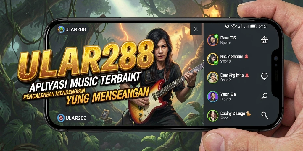 Tampilan gameplay ULAR288 dengan fitur musik interaktif yang menarik.