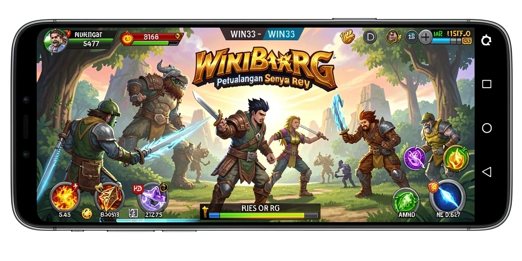 Tampilan gameplay WIN33 yang menawan dan mendebarkan di dunia RPG.